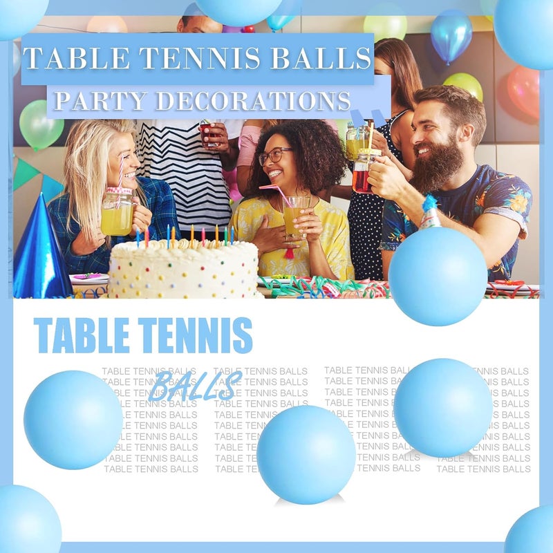 SEEVOR 28 Pcs Balls Table Tennis Balls 40mm Color Plastic Balls Bulk Washable Small Game Balls for Party Decoration Handcrafted Art Carnival Pool Games - Image 4